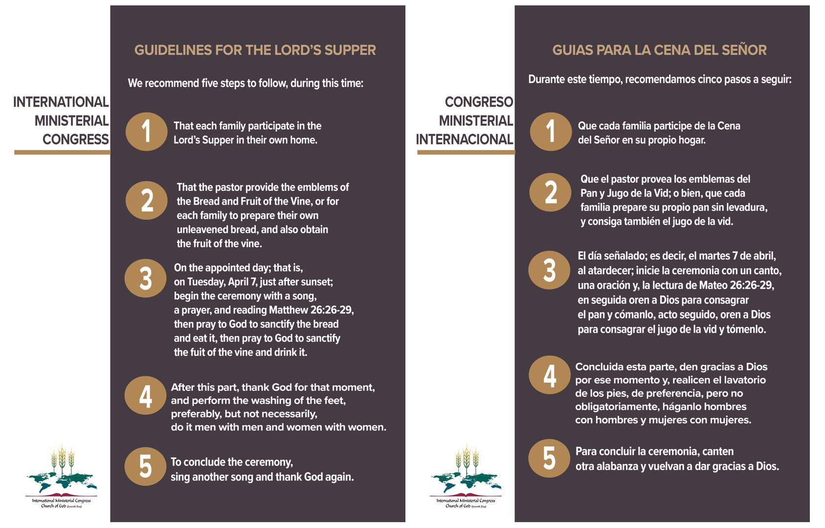 Lord's Supper Guidelines